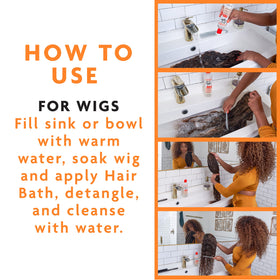 Cantu Hair Bath & Cleanser 10oz packaging details