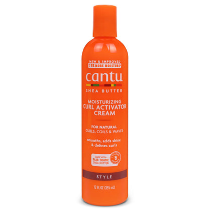 Cantu Shea Butter Moisturizing Curl Activator Cream 12 Fl Oz front view