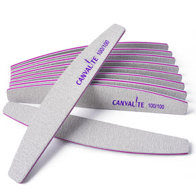 CANVALITE 100 grit nail files pack of 10 front view