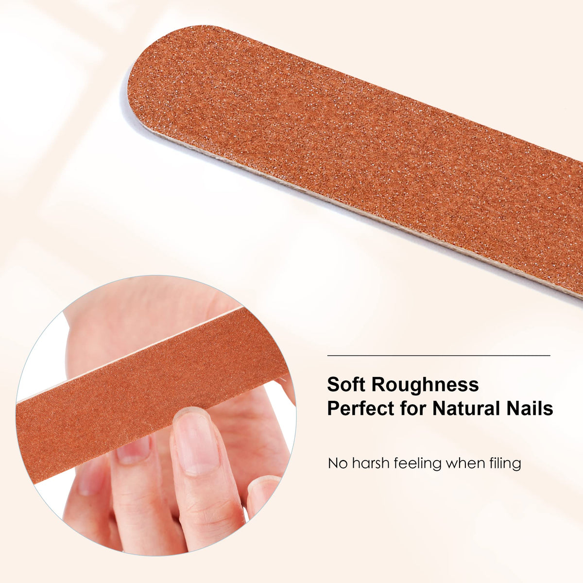 CANVALITE Nail File in hand for easy filing