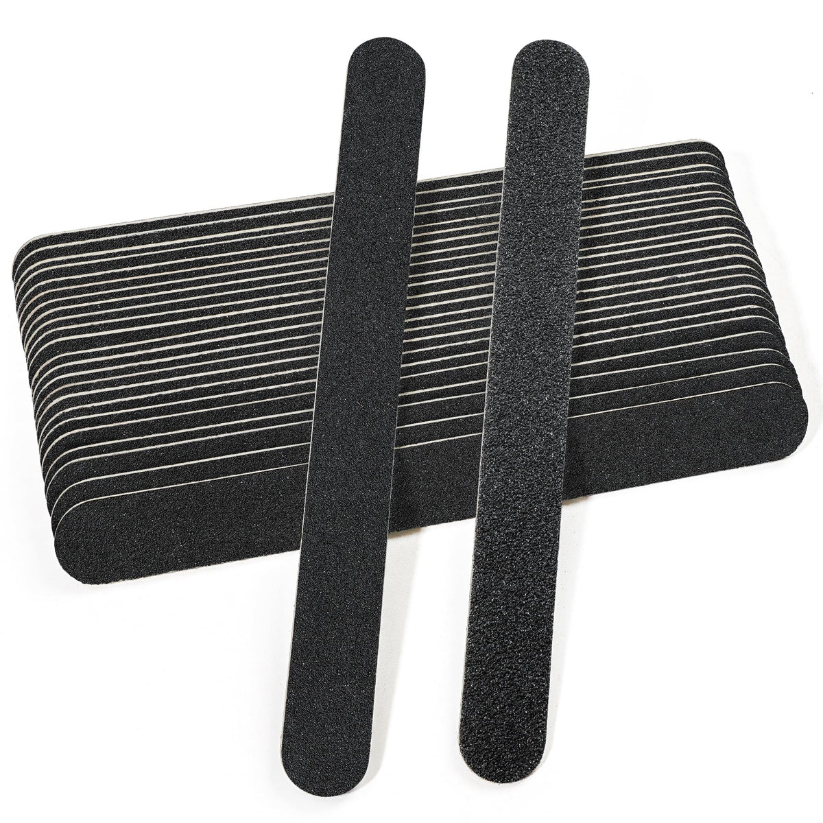 CANVALITE Nail File large emery board pack of 25 pieces black