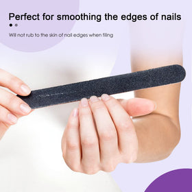 CANVALITE nail file showing smooth edge for natural nails