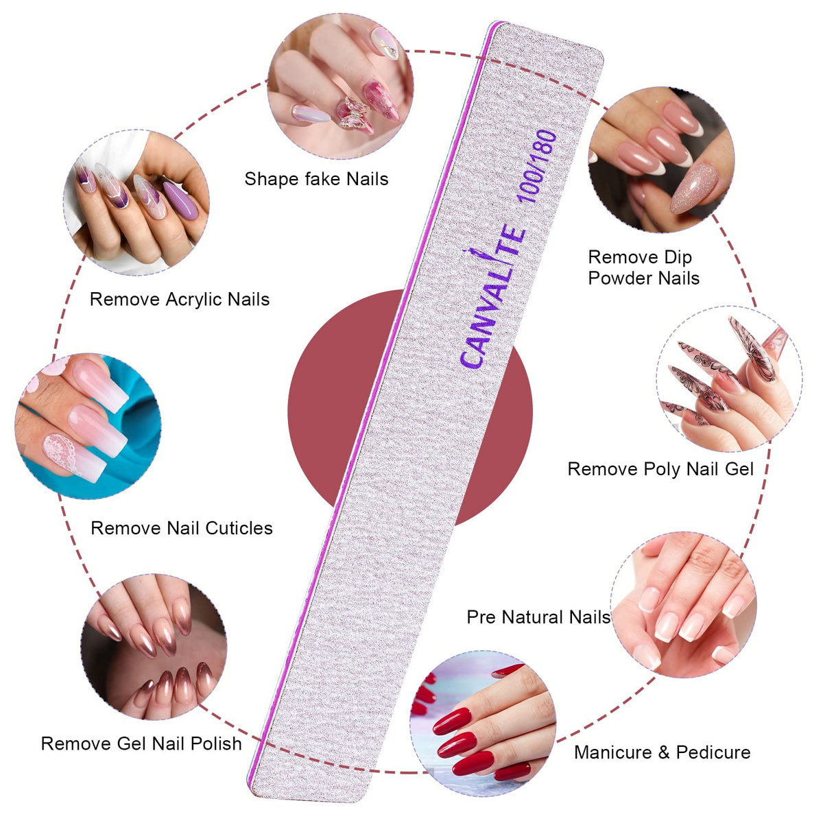 CANVALITE nail files in packaging