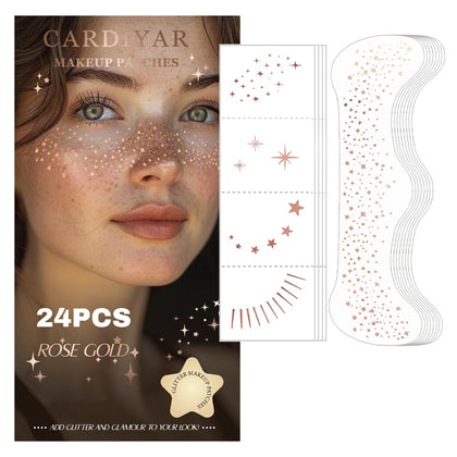 Cardiyar Glitter Freckles 24PCS pack front view