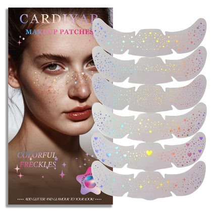 Cardiyar Glitter Freckles 24PCS set including large and mini patches