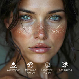 Cardiyar Glitter Freckles mini patches displayed on a flat surface