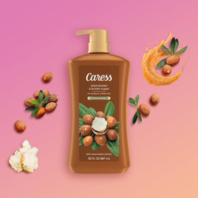 Caress Body Wash with recyclable packaging