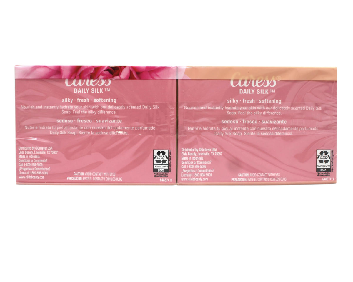 Caress Daily Silk Moisturizing Soap bar lather demonstration