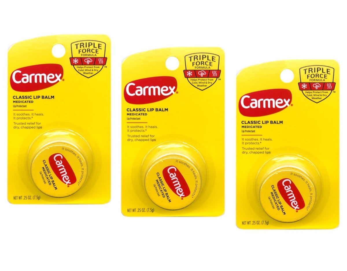 Carmex Classic Lip Balm Medicated 0.25 oz front view