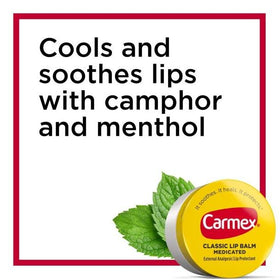 Carmex Classic Lip Balm Medicated 0.25 oz side view