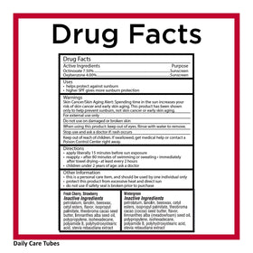 Carmex Daily Care Moisturizing Lip Balm ingredients list