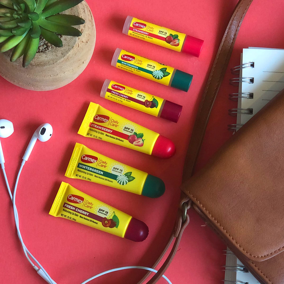 Carmex Daily Care Moisturizing Lip Balm packaging front view