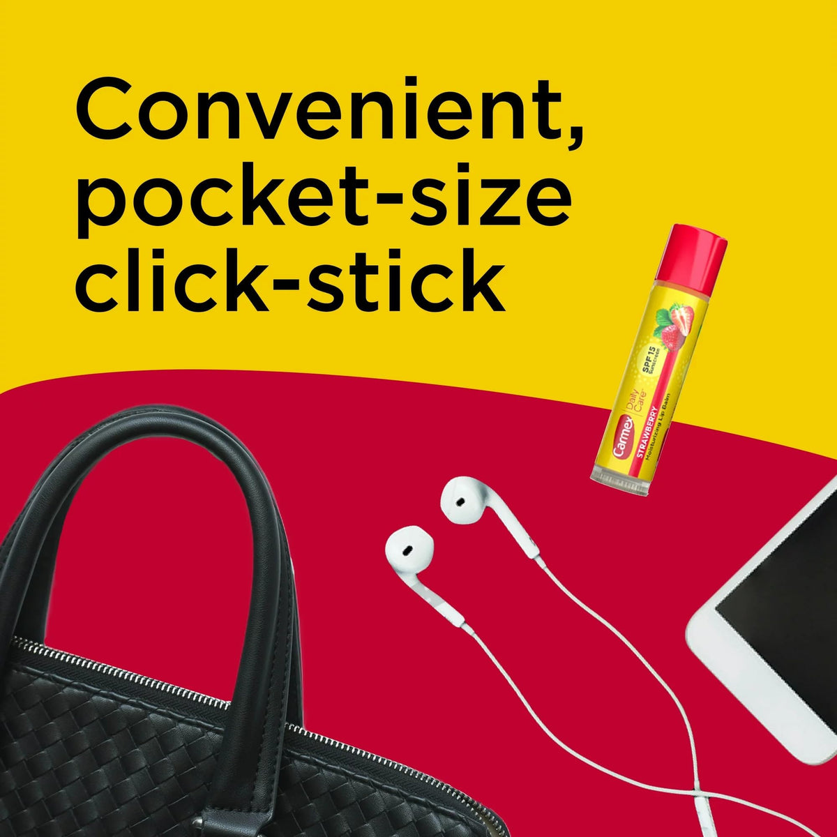 Carmex Lip Balm Original 15g stick on a table
