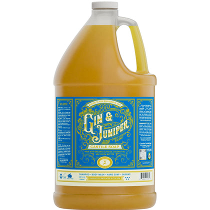 Carolina Castile Soap Gin & Juniper 1 Gallon front view