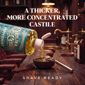Carolina Castile Soap Peppermint Scent in a bathroom setting