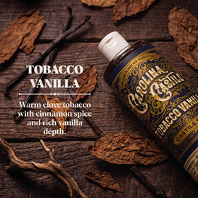 Carolina Castile Soap Tobacco Vanilla Body Wash side view
