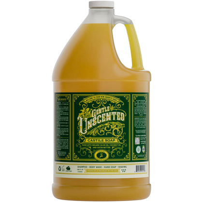 Carolina Castile Soap Unscented Liquid Soap 1 Gallon front view