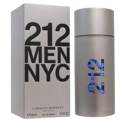 Carolina Herrera 212 Men Eau de Toilette 3.4 oz front view