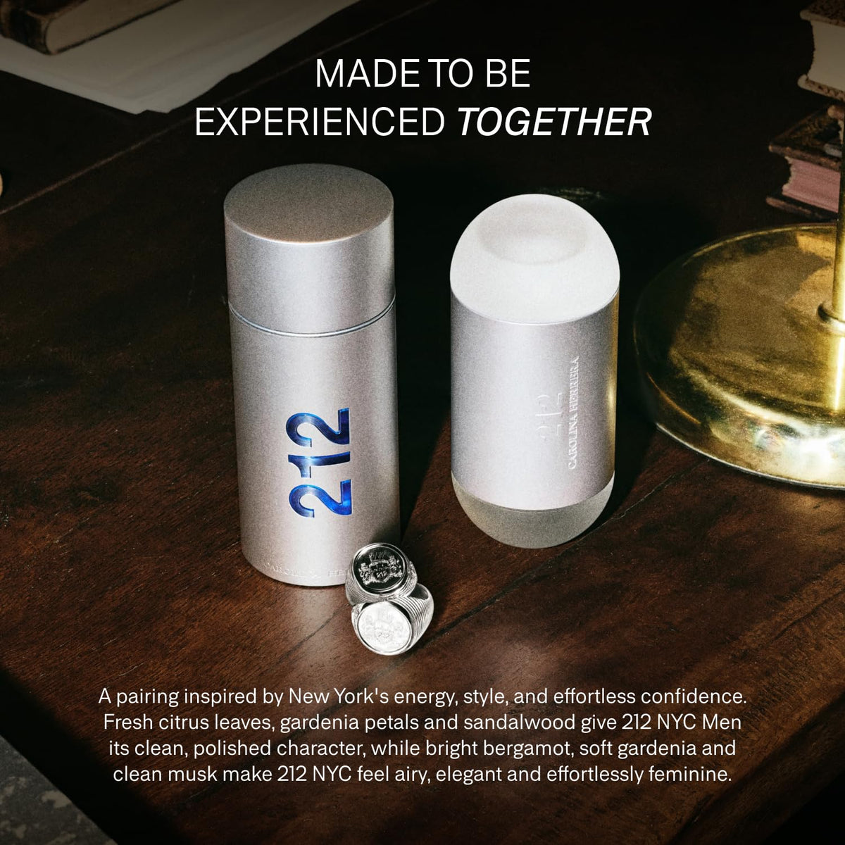 Carolina Herrera 212 Men Eau de Toilette with accessories