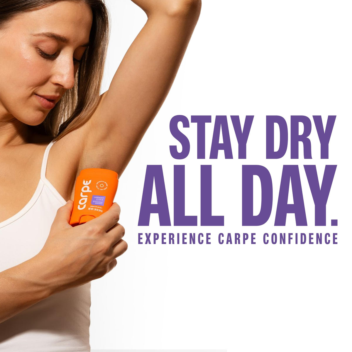 Carpe 100-Hour Antiperspirant Deodorant Lavender Citrus three pack