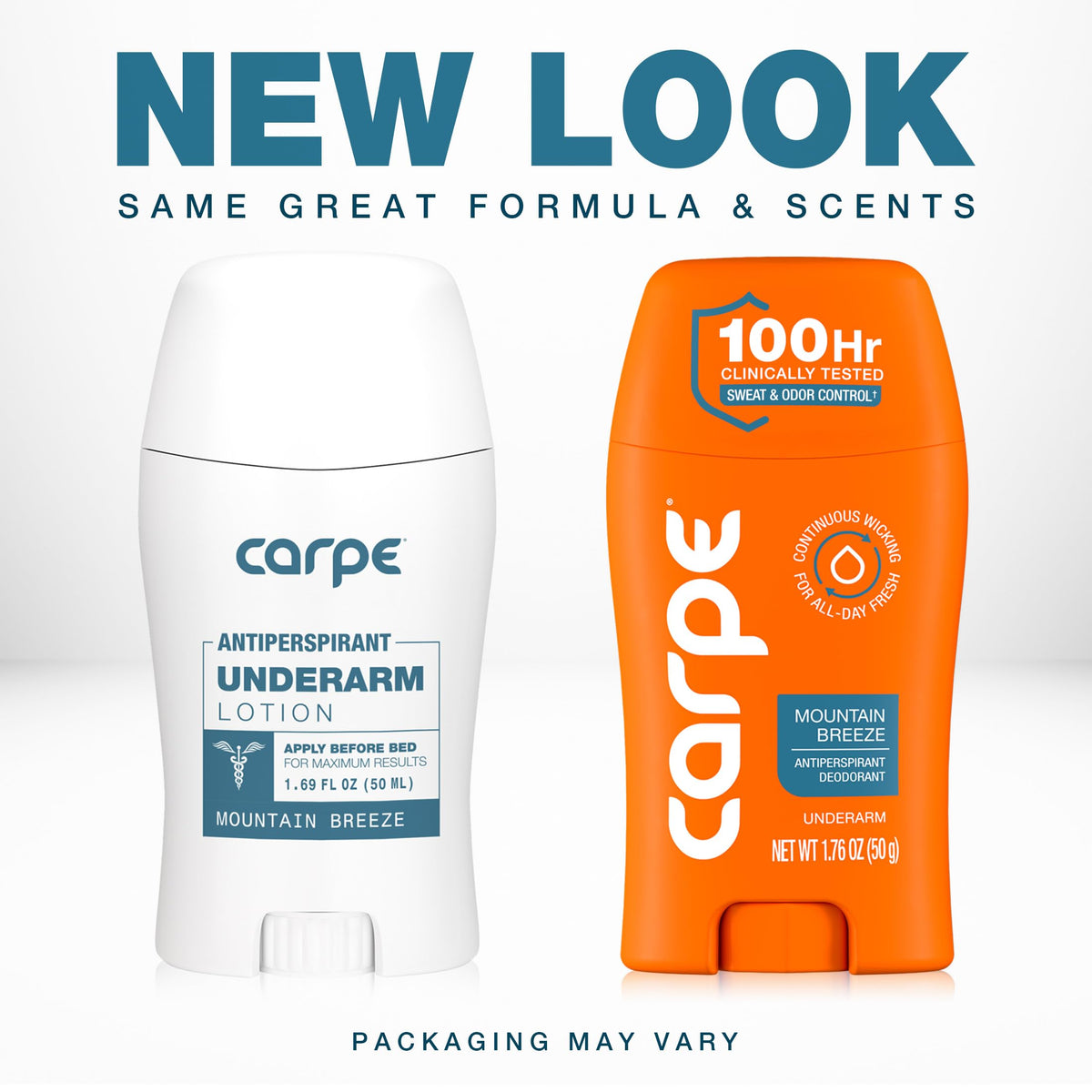 Carpe 100-Hour Antiperspirant Deodorant Mountain Breeze packaging