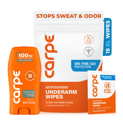 Carpe Antiperspirant Deodorant bottle front view
