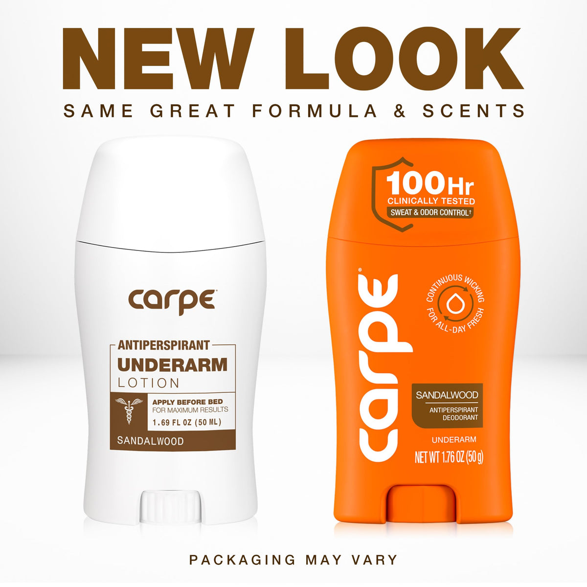 Carpe Antiperspirant Deodorant for Men Sandalwood packaging