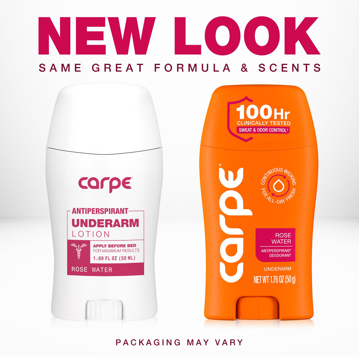 Carpe Antiperspirant Deodorant for Women Rose Water back view