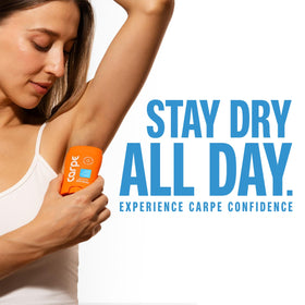 Carpe Antiperspirant Deodorant Fresh Powder with other personal care products