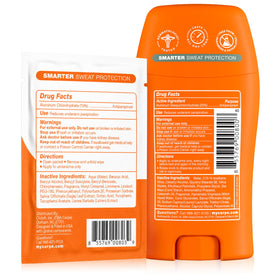 Carpe Antiperspirant Deodorant in a gym bag setting