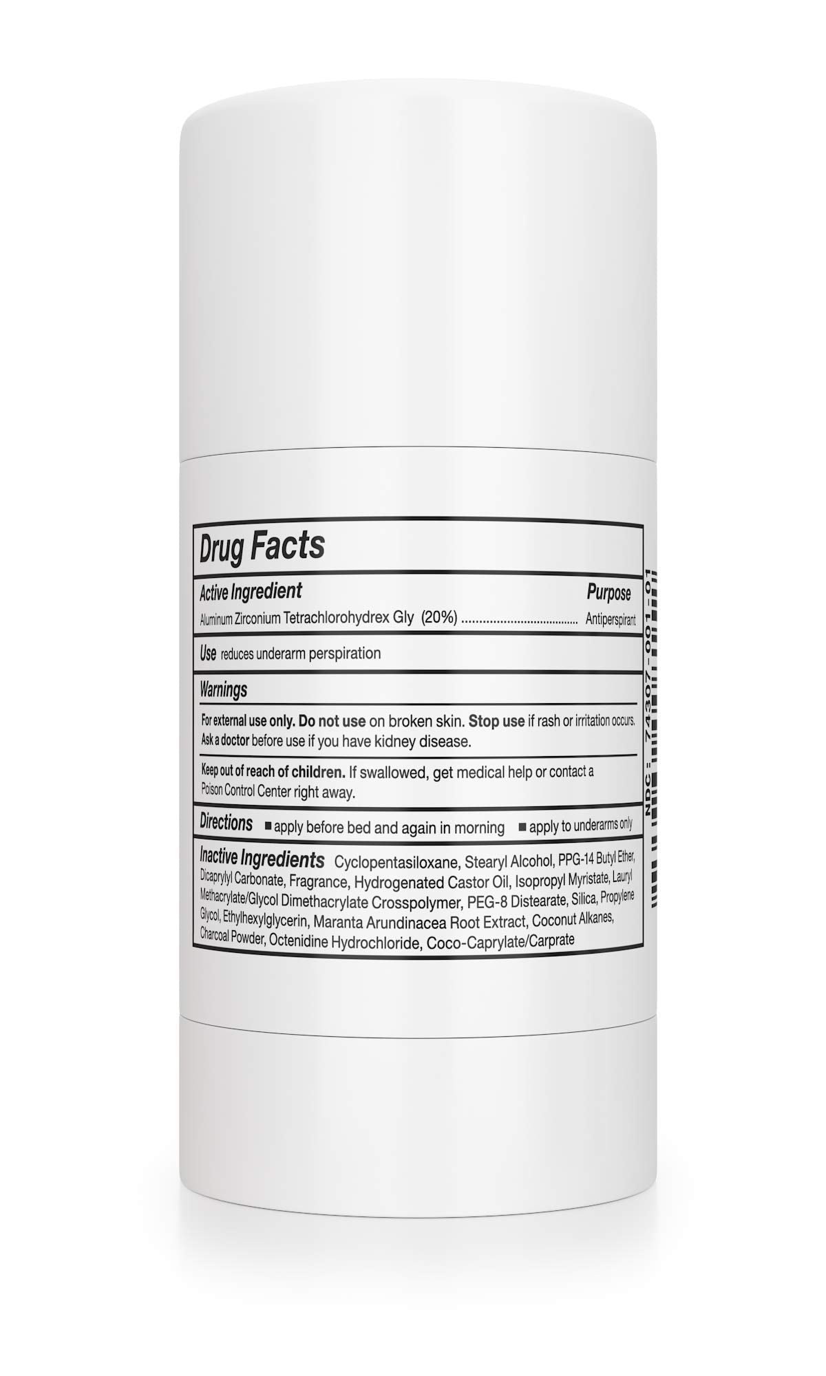 Carpe Antiperspirant Deodorant Stick Fresh Linen close-up of stick
