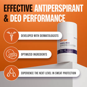 Carpe Antiperspirant Deodorant Stick Fresh Linen side view