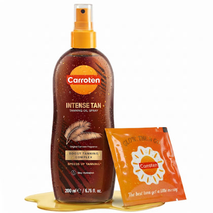 Carroten Intense Tanning Oil Spray 6.7 oz front view
