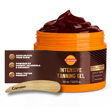 Carroten Intensive Tanning Gel 5 oz front view