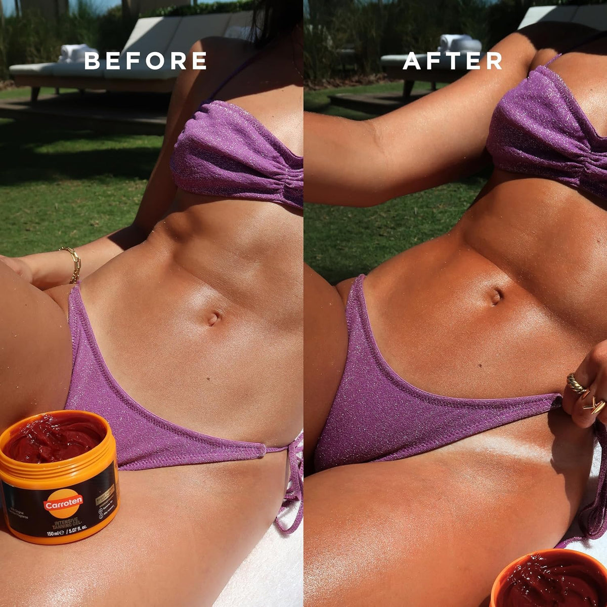 Carroten Intensive Tanning Gel 5 oz packaging
