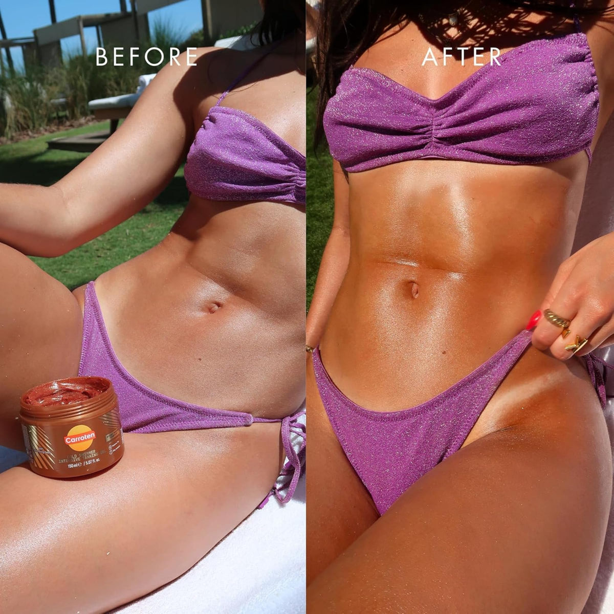 Carroten tanning gel with spatula included