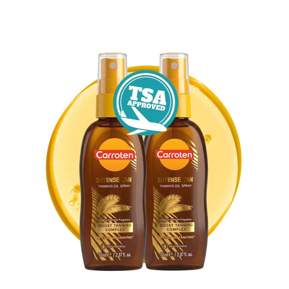 Carroten Tanning Oil Spray 2 Pack front view