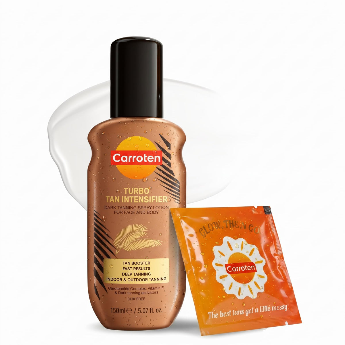 Carroten Turbo Tan Intensifier 5 oz front view
