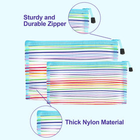 CarryEpic mesh bags displaying transparent mesh design