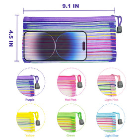CarryEpic mesh bags in various colours displayed together