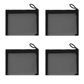 CarryEpic Mini Mesh Pouches black set front view