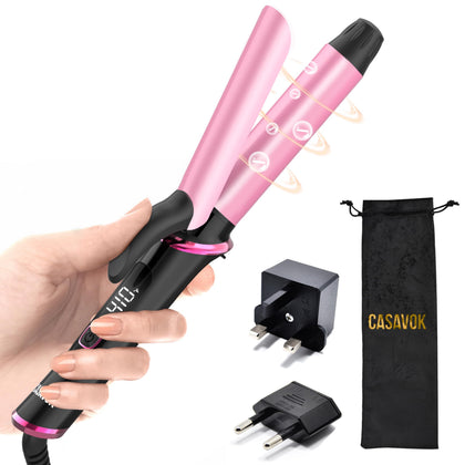 Casavok Mini Travel Curling Iron front view