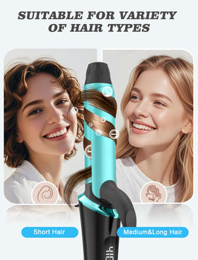 Casavok Mini Travel Curling Iron packaging with branding