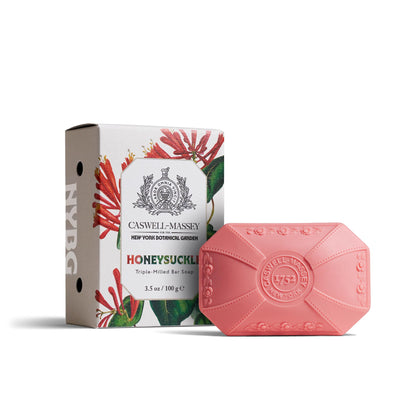 Caswell-Massey Honeysuckle Natural Bar Soap front view