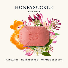 Caswell-Massey Honeysuckle Natural Bar Soap packaging