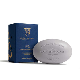 Caswell-Massey LX48 Natural Bar Soap front view in packaging