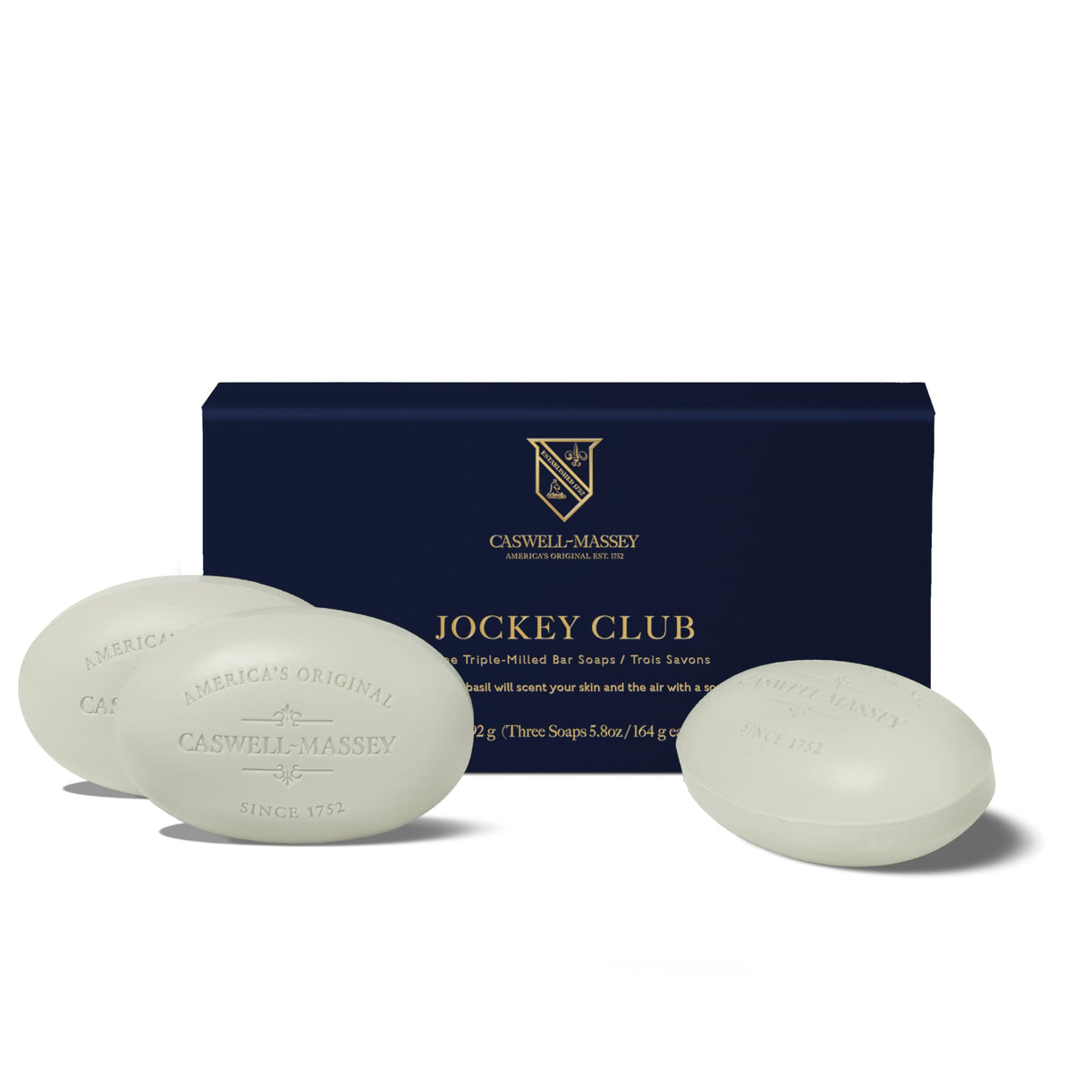 Caswell-Massey Men's Bar Soap Gift Set packaging front view