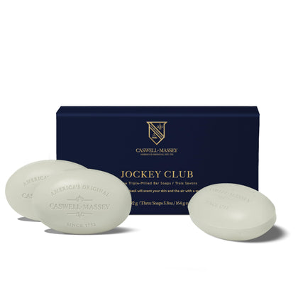 Caswell-Massey Men's Bar Soap Gift Set packaging front view