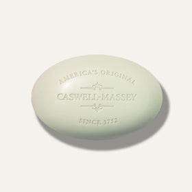 Caswell-Massey soap bar with Jockey Club scent label