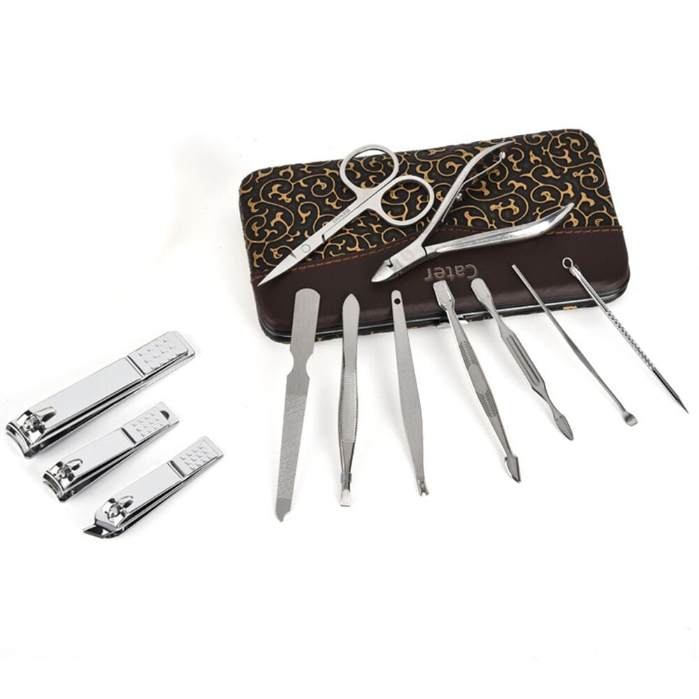 Cater 12Pcs grooming kit with various tools and accessories